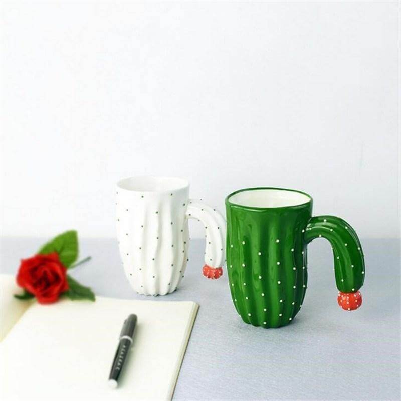 Avtoit | 3D Cactus Style Ceramic Coffee Mugs