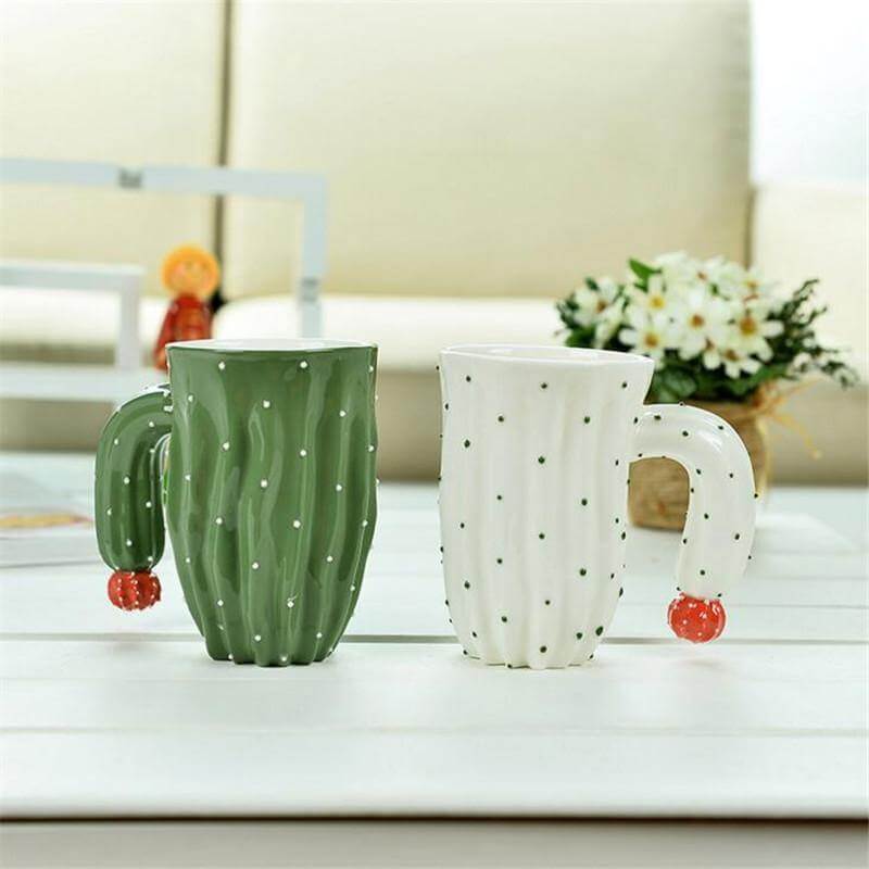 Avtoit | 3D Cactus Style Ceramic Coffee Mugs