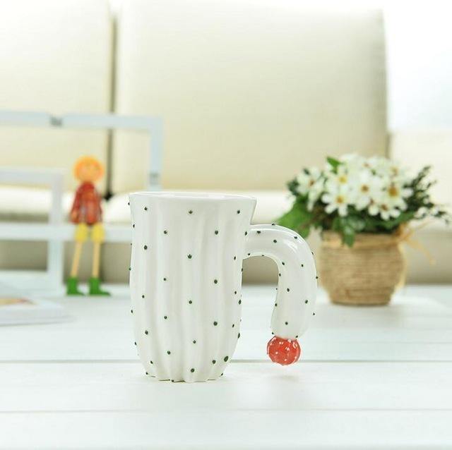 Avtoit | 3D Cactus Style Ceramic Coffee Mugs
