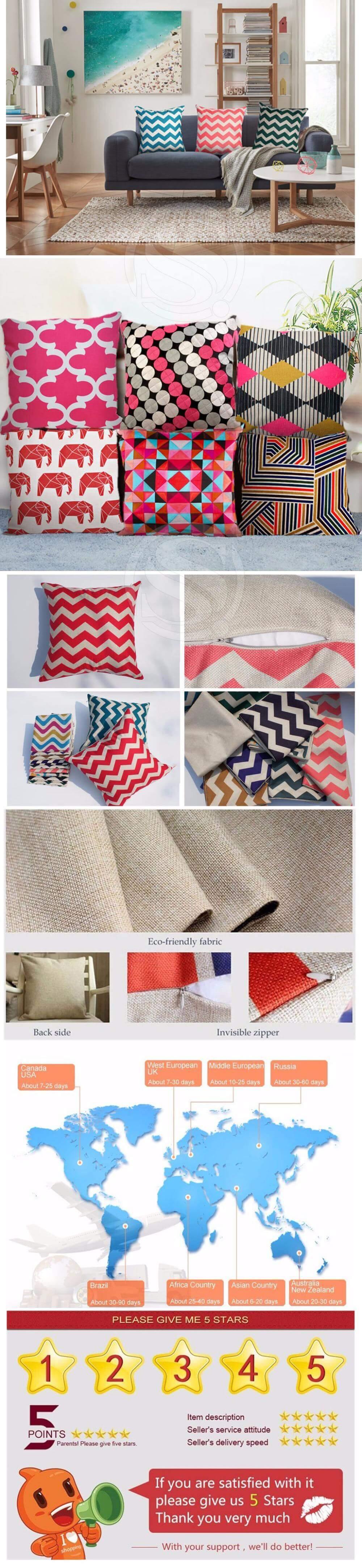 Avtoit | Decorative Comfy Musical Notes Pillow Case
