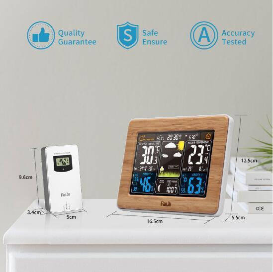 Avtoit | Personal Home Weather Station | Wireless Indoor/Outdoor Temperature & Humidity Monitor for Accurate Weather Forecasting