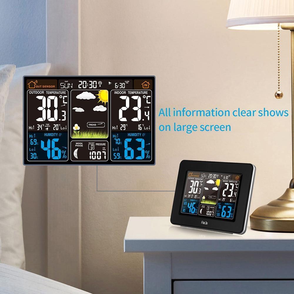 Avtoit | Personal Home Weather Station | Wireless Indoor/Outdoor Temperature & Humidity Monitor for Accurate Weather Forecasting