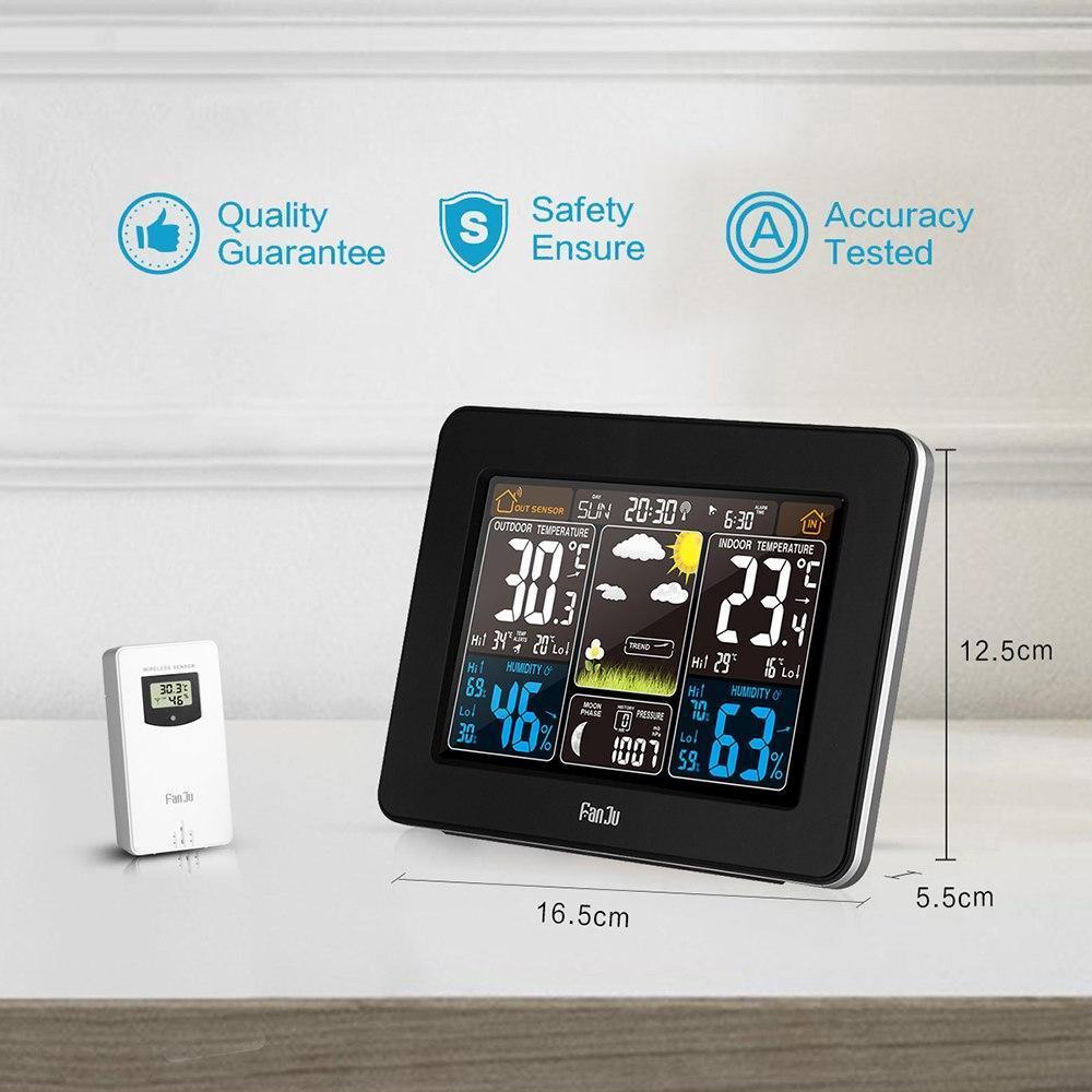 Avtoit | Personal Home Weather Station | Wireless Indoor/Outdoor Temperature & Humidity Monitor for Accurate Weather Forecasting