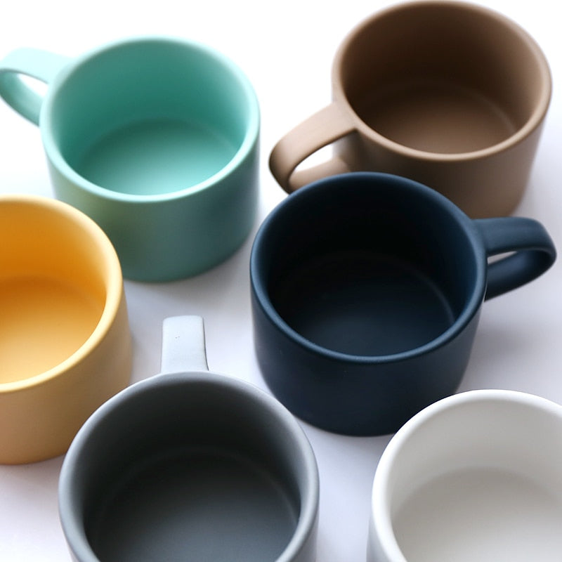 Avtoit | Nordic Colorful Elegant Matte Coffee Mugs
