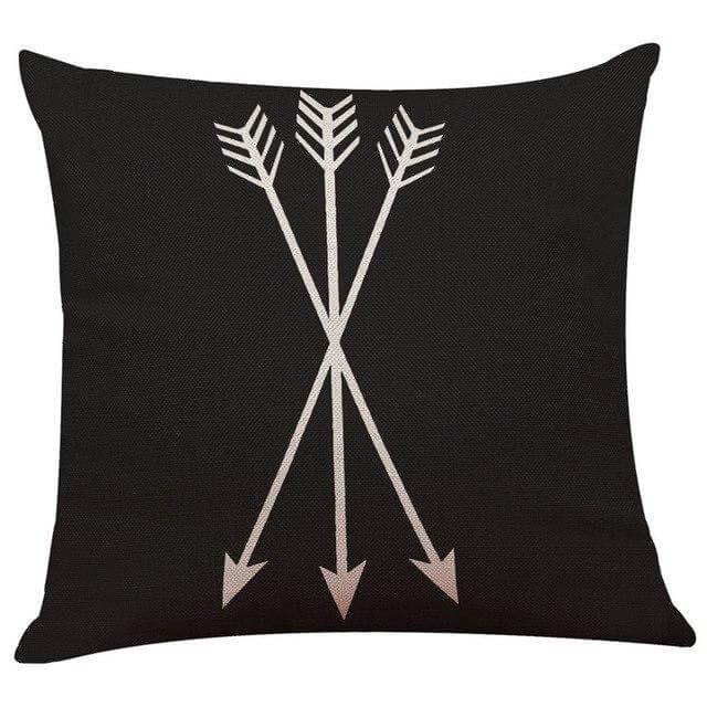 Avtoit | Geometrical Lovely Black and White Home Pillow Cases