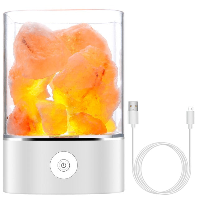 Avtoit | Himalayan Salt Desk Lamp & Air Purifier White