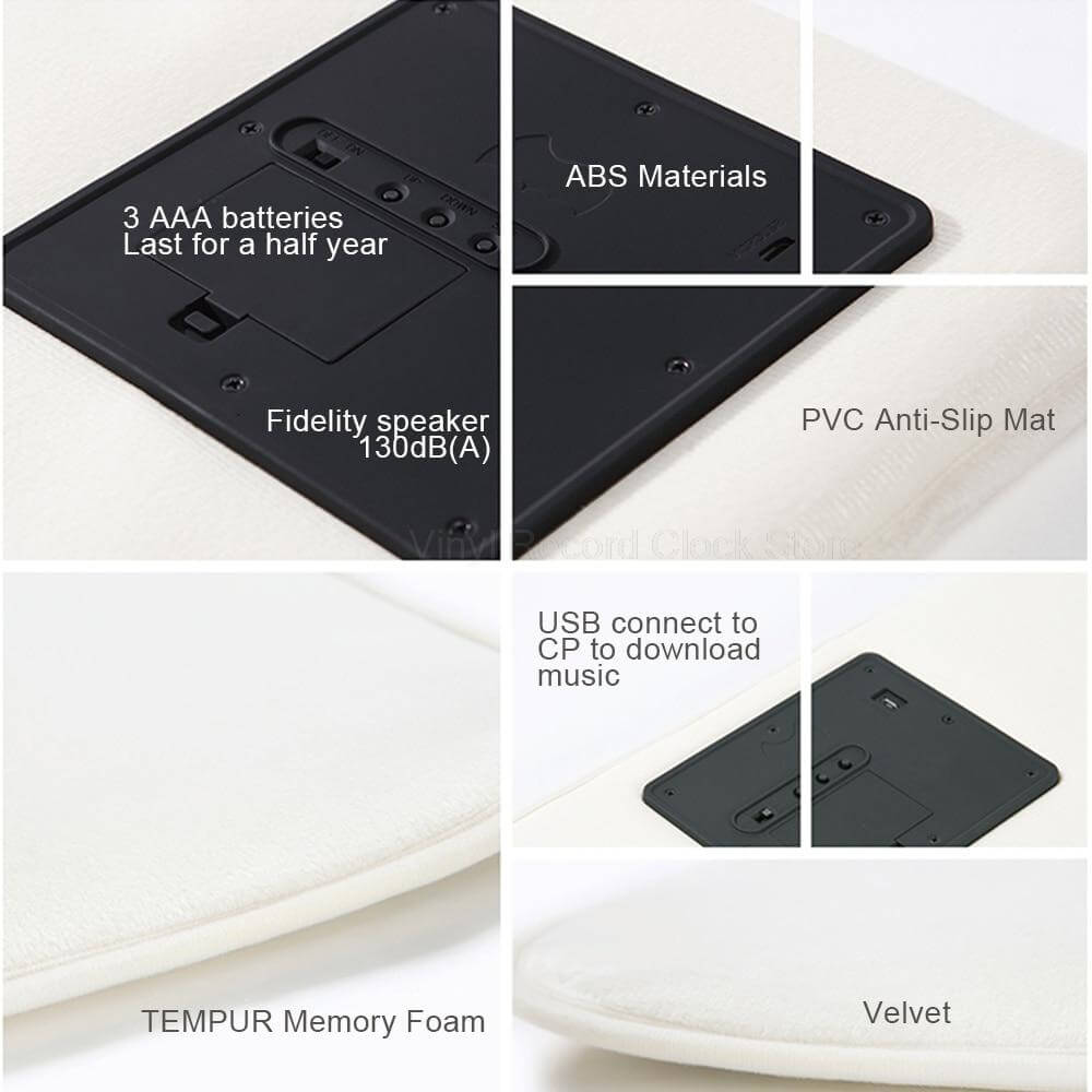 Avtoit | Pressure Sensitive Step on Rug Carpet Alarm Clock