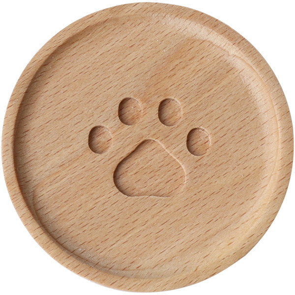 Avtoit | Cute Cat Paw Wooden Coaster