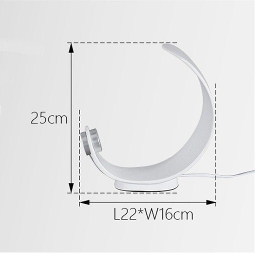 Avtoit | Modern Nordic Curl Table LED Lamp