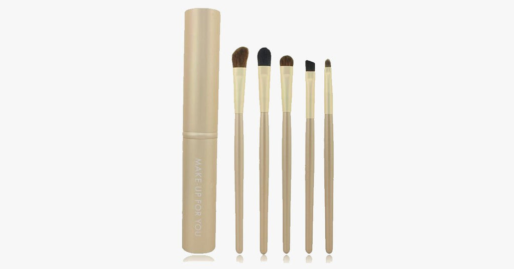 Avtoit | 5-piece professional eyeshadow brush set, perfect for blending eyeshadow - soft bristles provide you with professional results!