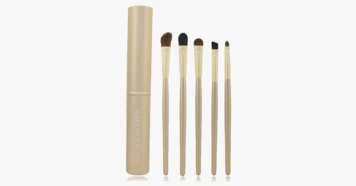 Avtoit | 5-piece professional eyeshadow brush set, perfect for blending eyeshadow - soft bristles provide you with professional results!