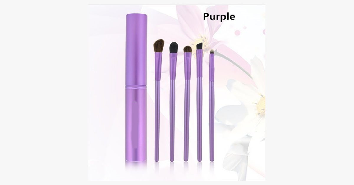 Avtoit | 5-piece professional eyeshadow brush set, perfect for blending eyeshadow - soft bristles provide you with professional results!