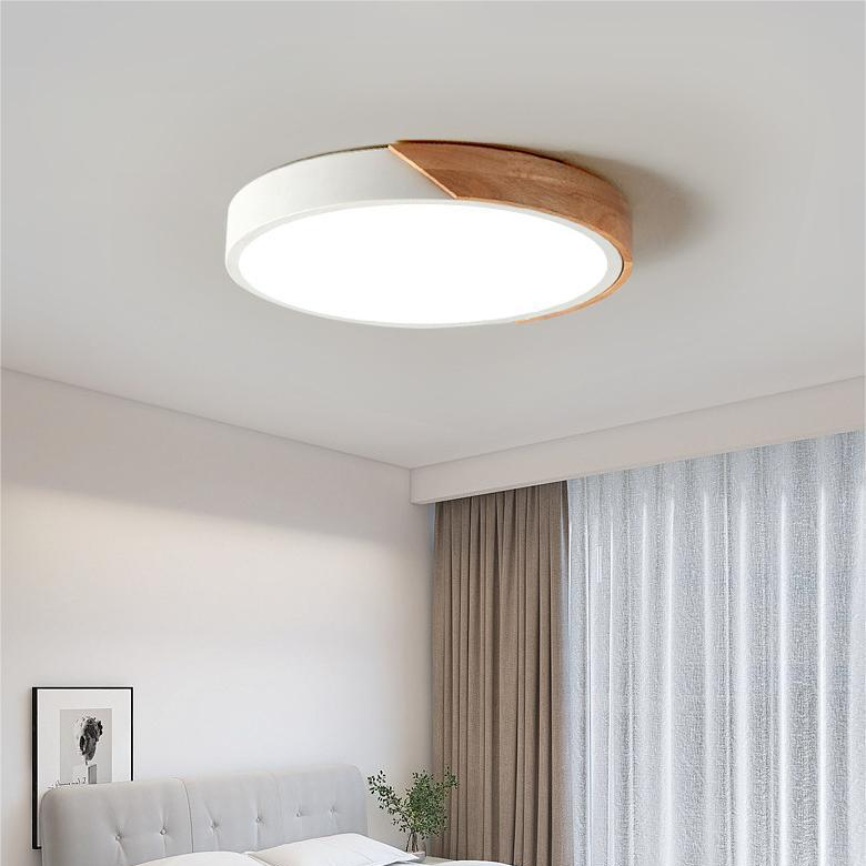Avtoit | Scandinavian Circular LED Ceiling Light | Soft Illumination, Minimalist Design & Ideal for Bedrooms and Work Areas