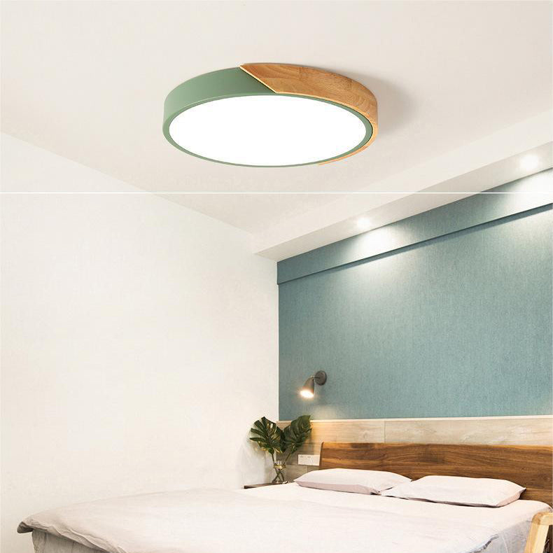 Avtoit | Scandinavian Circular LED Ceiling Light | Soft Illumination, Minimalist Design & Ideal for Bedrooms and Work Areas