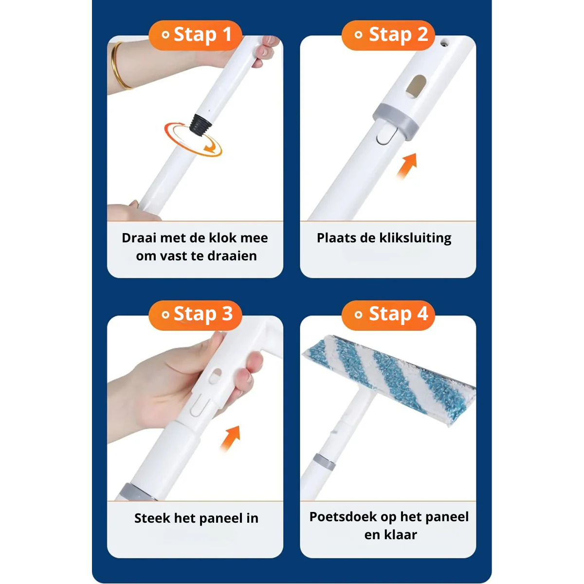 Avtoit | Functional 3-in-1 Window Squeegee with Spray and Wipe Function