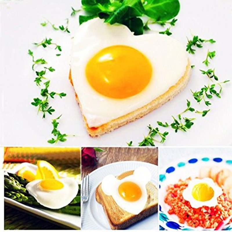 Avtoit | 5pcs/set Stainless steel Fried Egg Mold Pancake Rings