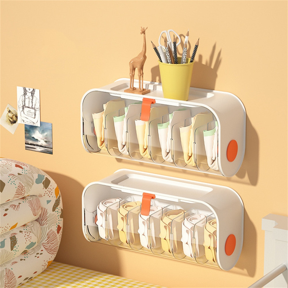 Avtoit | Punch-Free Wall Clothes Organizer Storage Box