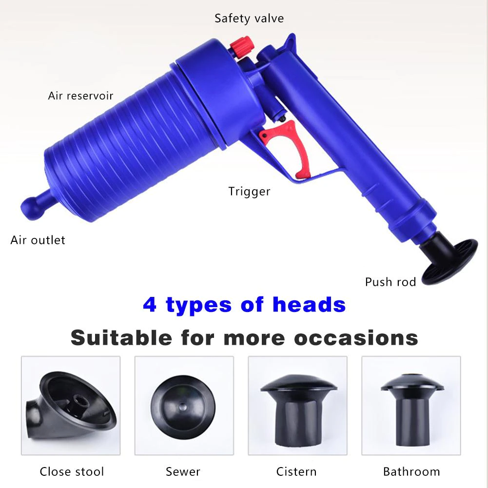 Avtoit | High Pressure Air Drain Clog Remover Pump Plunger Kit
