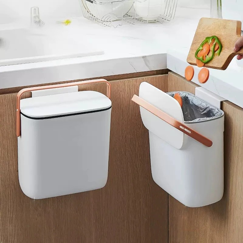 Avtoit | Wall-Mounted Modern Large Kitchen Trash Can