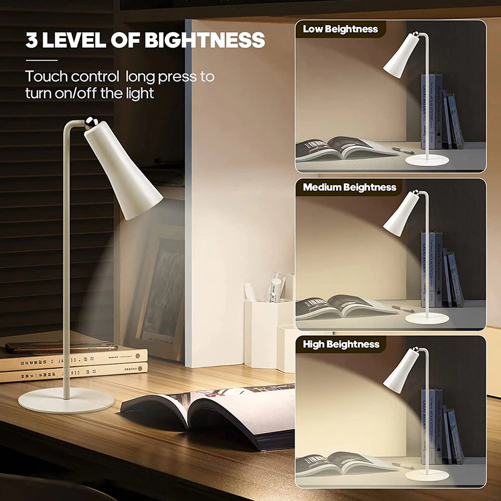 Avtoit | Shiny Orbit Rechargeable Rotating Desk Lamp