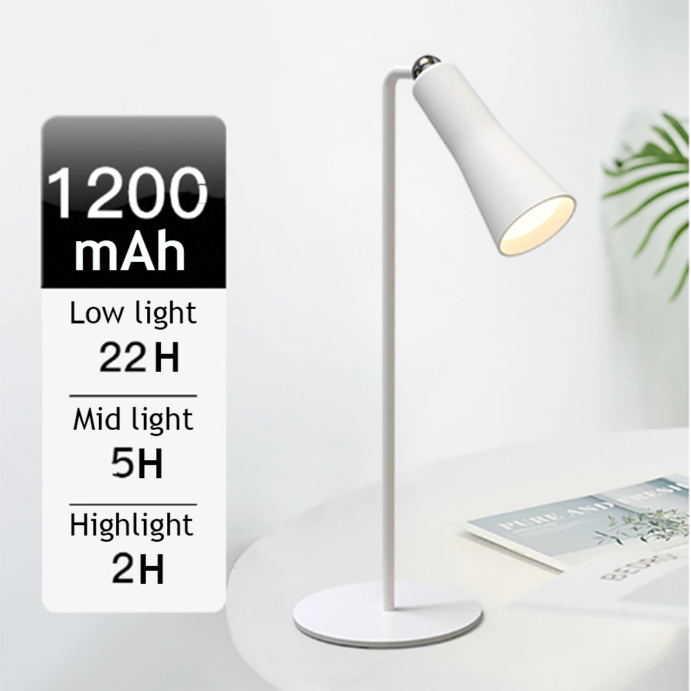 Avtoit | Shiny Orbit Rechargeable Rotating Desk Lamp