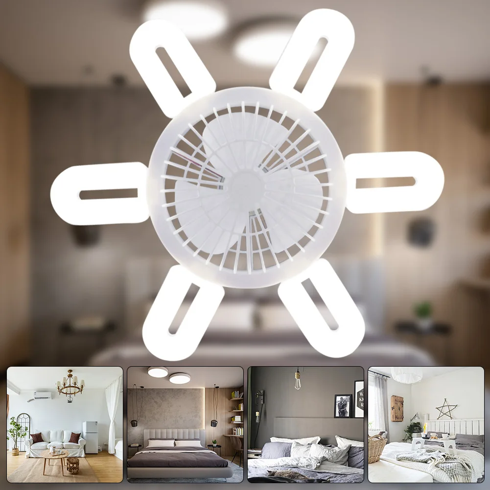 Avtoit | Silent Adjustable Remote Control Ceiling Foldable Fan Lamp
