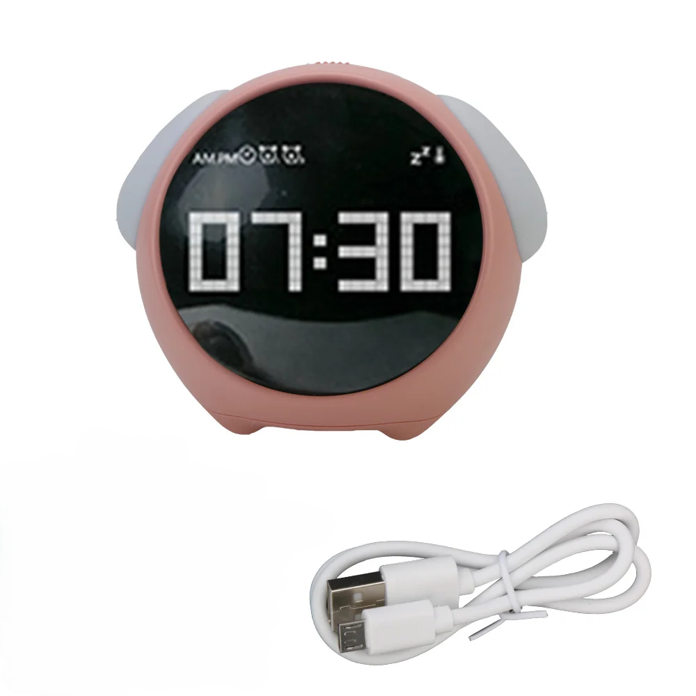 Avtoit | Cute Expression Night Light Alarm Clock