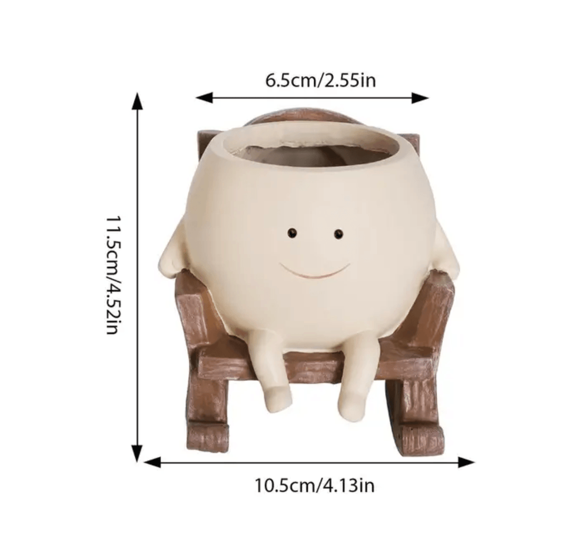 Avtoit | Resin Smiling Face Planter