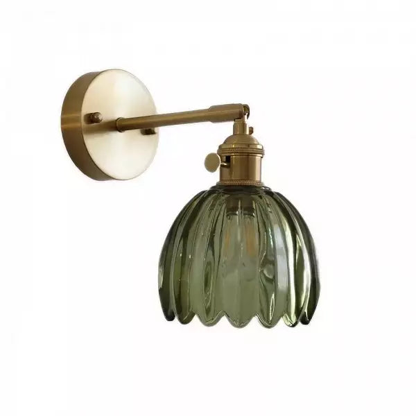 Avtoit | Glass Tulip Flower Wall Lamp | Elegant Flower Lighting for a Stylish Interior - MurCharm