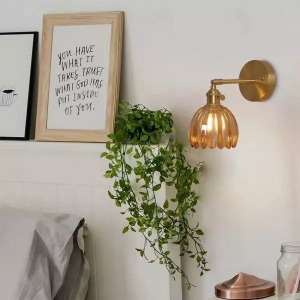 Avtoit | Retro – Wall Light Glass Tulip Bud
