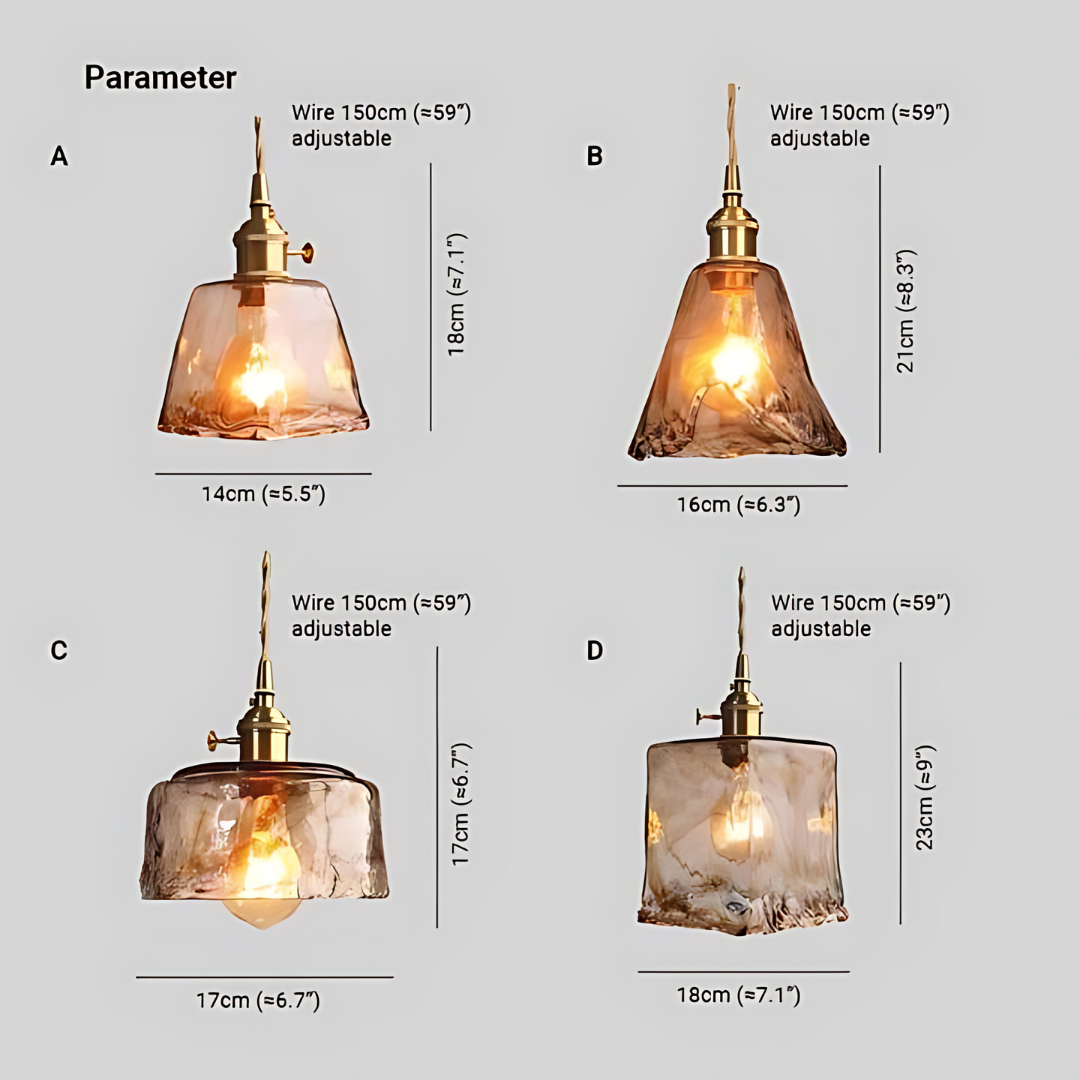 Avtoit | Retro LED Pendant Light - Jasper