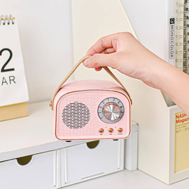 Avtoit | Retro Round Radio Bluetooth Speaker