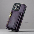 Avtoit | RFID iPhone Wallet Case | Removable Magnetic Leather Car Mount Shockproof Case