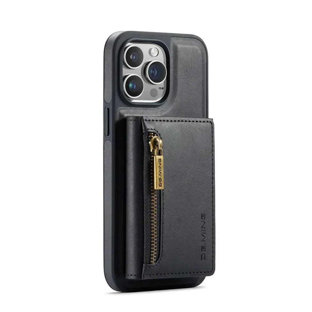 Avtoit | RFID iPhone Wallet Case | Removable Magnetic Leather Car Mount Shockproof Case