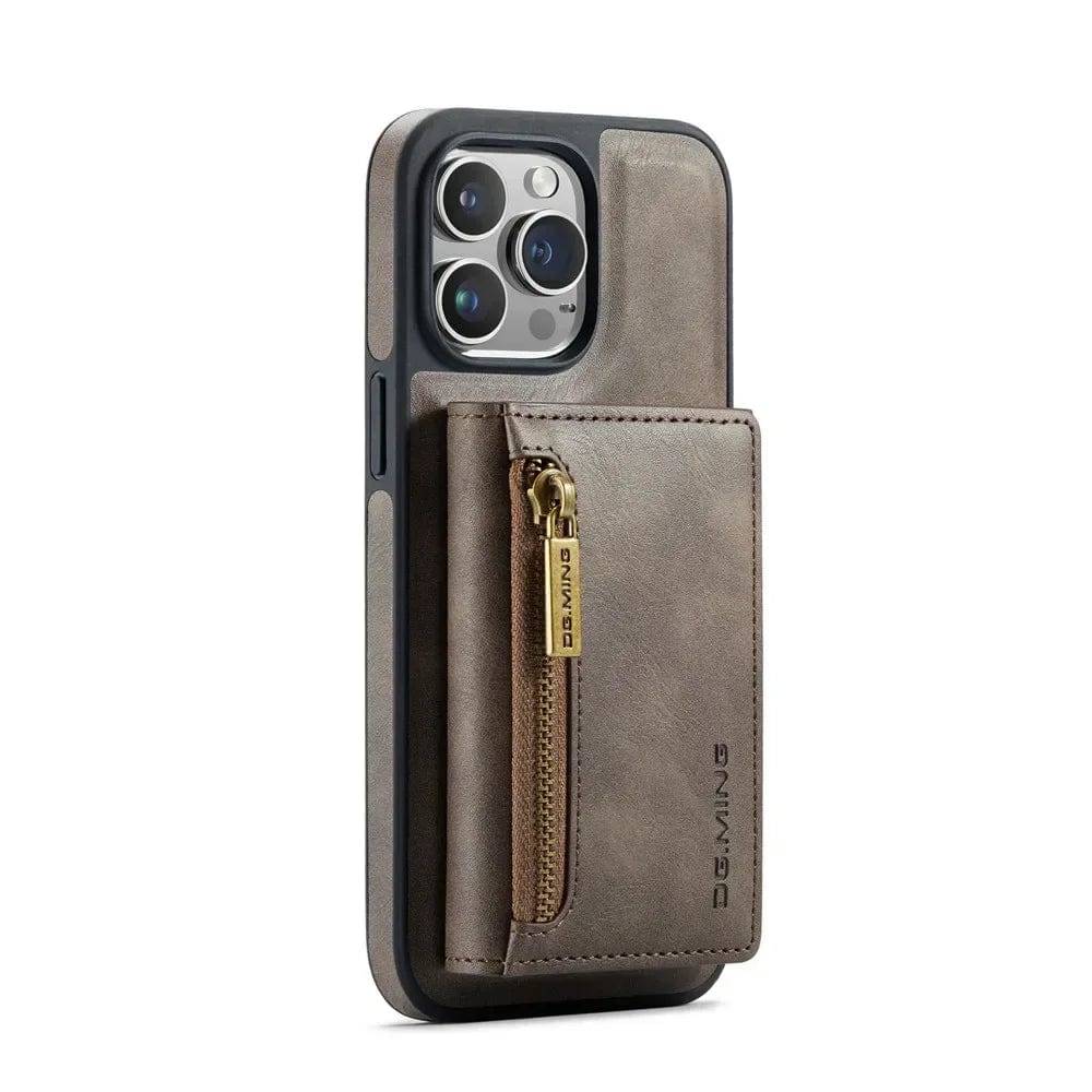 Avtoit | RFID iPhone Wallet Case | Removable Magnetic Leather Car Mount Shockproof Case