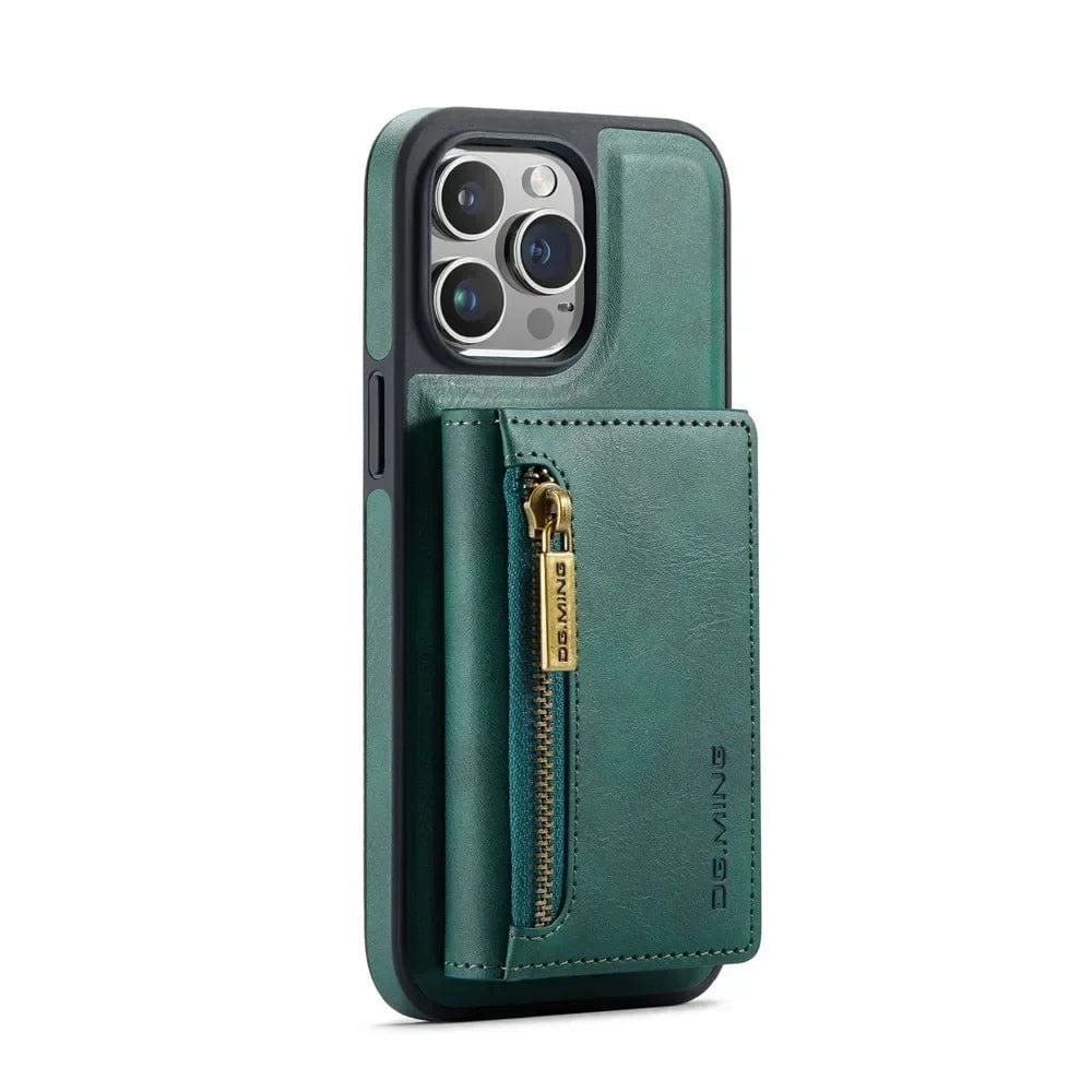 Avtoit | RFID iPhone Wallet Case | Removable Magnetic Leather Car Mount Shockproof Case
