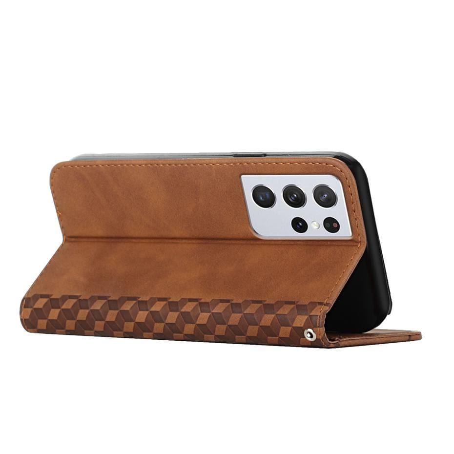 Avtoit | Rhombus pattern wallet case for Samsung Galaxy S21/S20