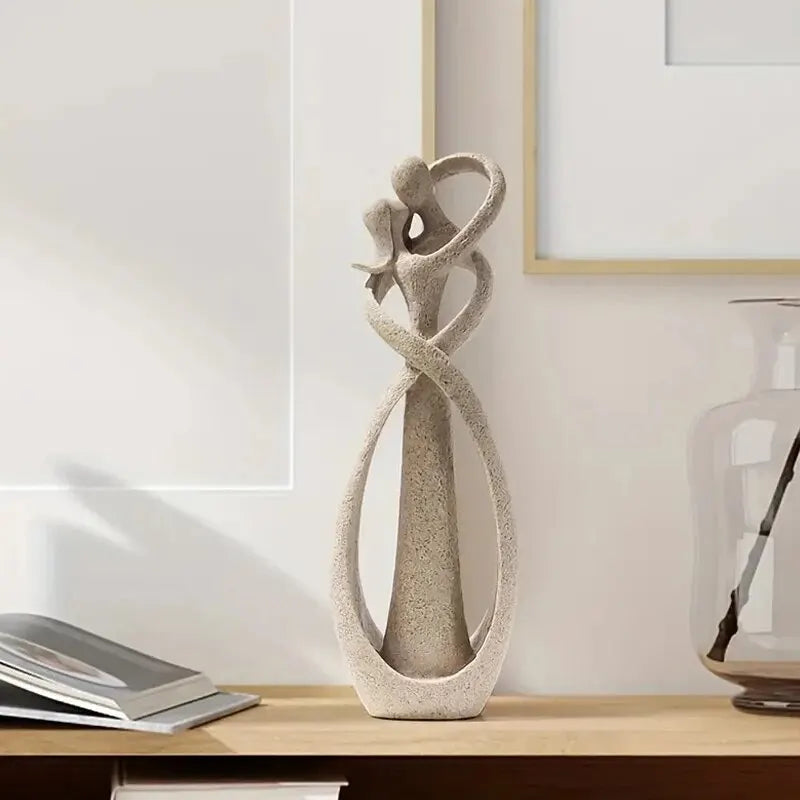 Avtoit | Romantic Resin Sculpture - Serene Embrace