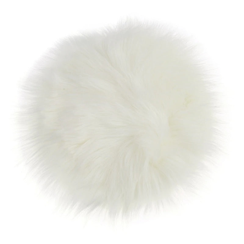 Avtoit | Faux Fur Round Seat Cushion