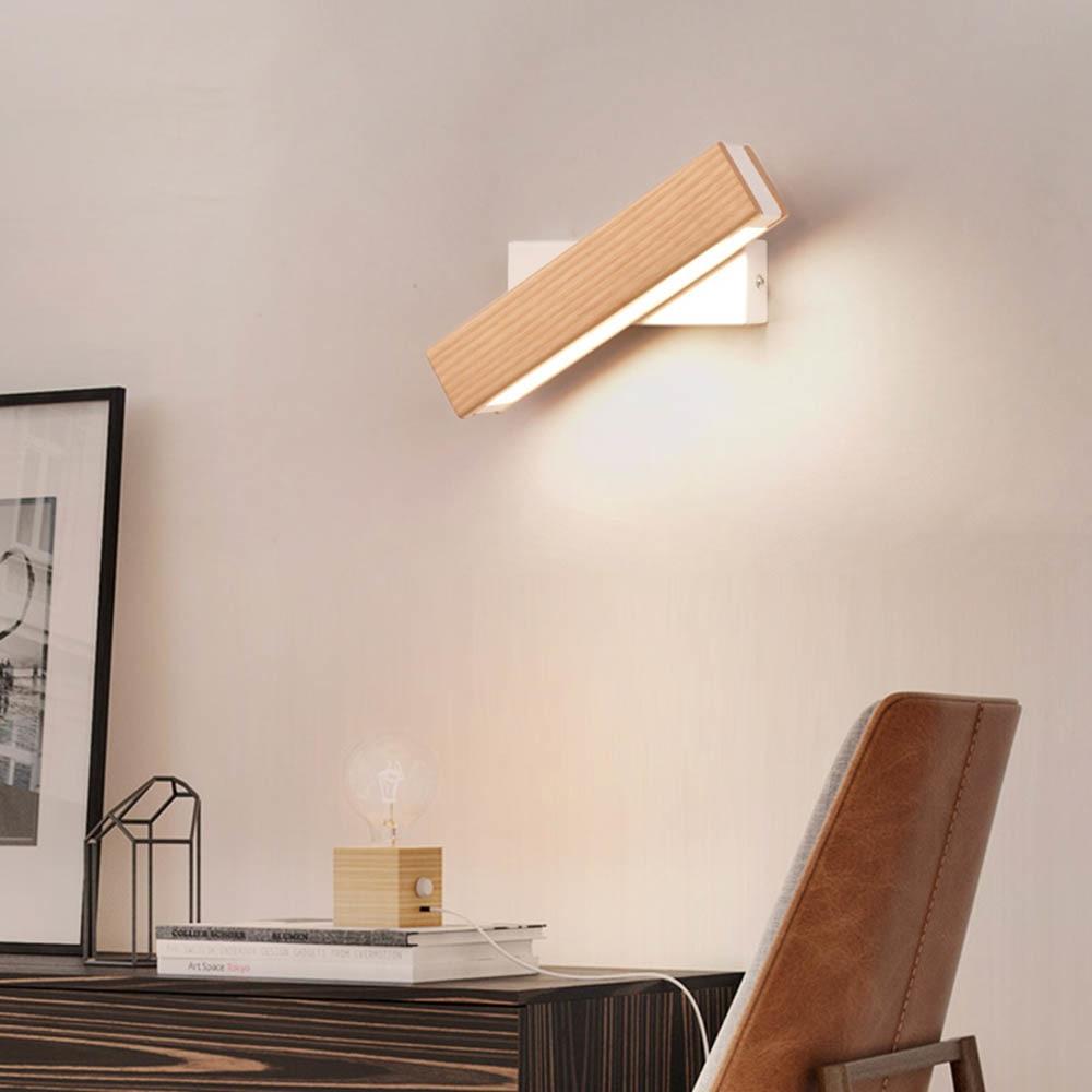 Avtoit | Rotatable Wood LED Wall Lamp - Jasper