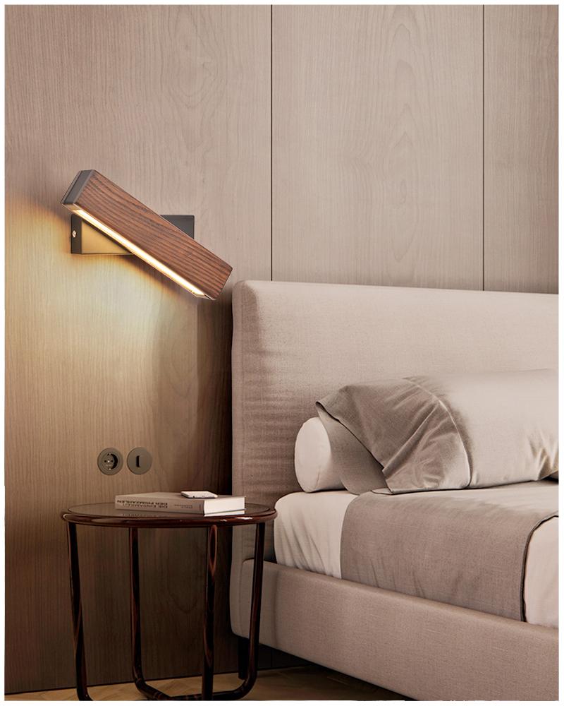 Avtoit | Rotatable Wood LED Wall Lamp - Jasper