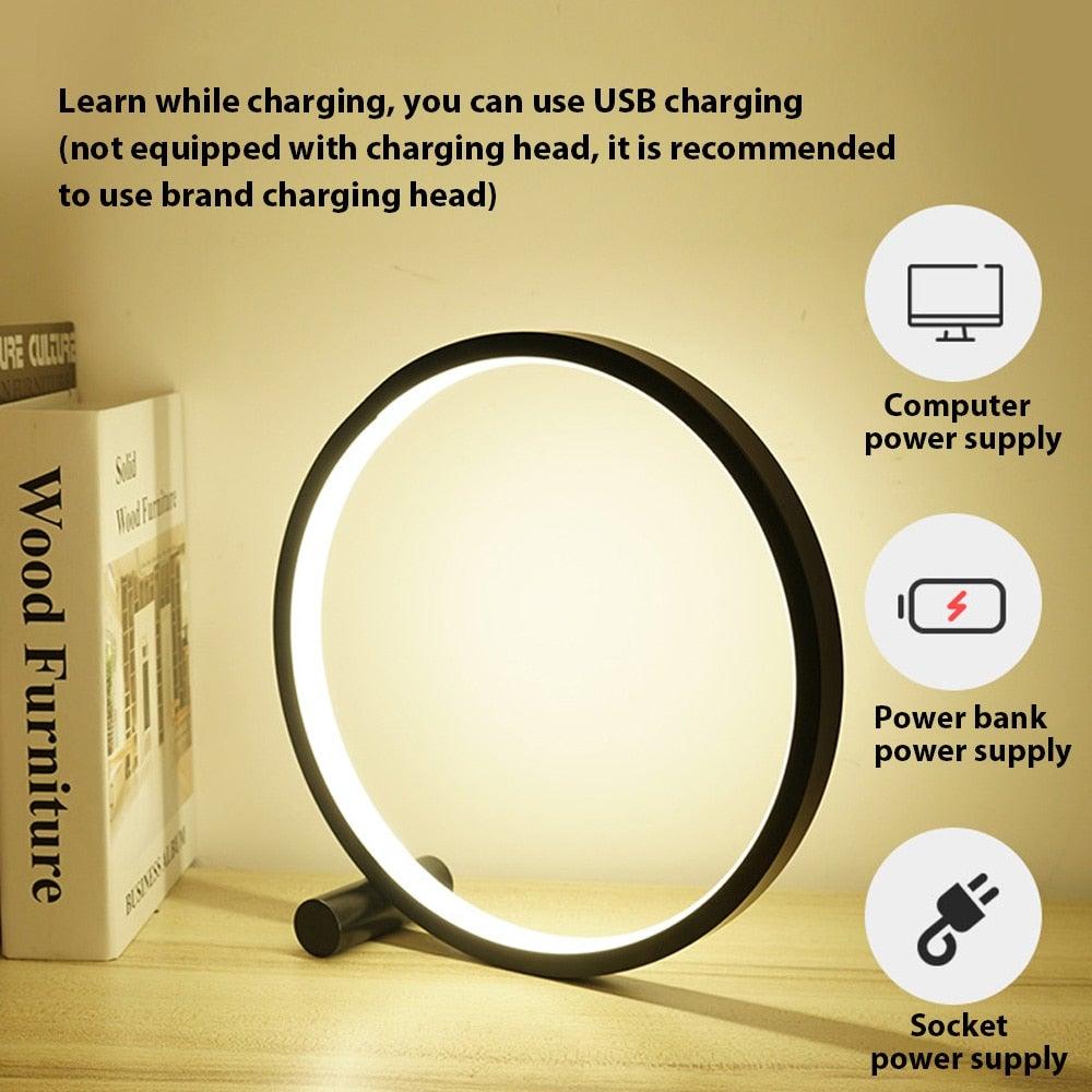 Avtoit | Round Dream Light - Modern Round LED Desk Lamp
