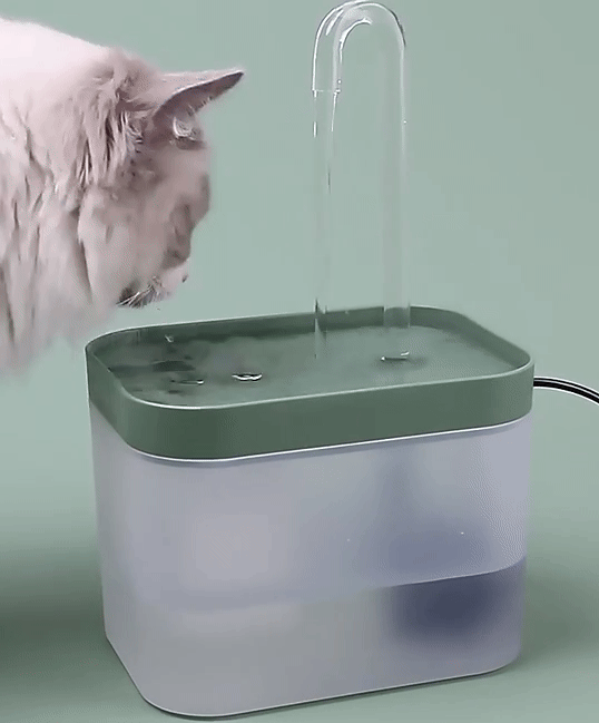 Avtoit | Ultra-quiet Pet Water Fountain with Intelligent Filtration - 1.5 l Stainless Steel