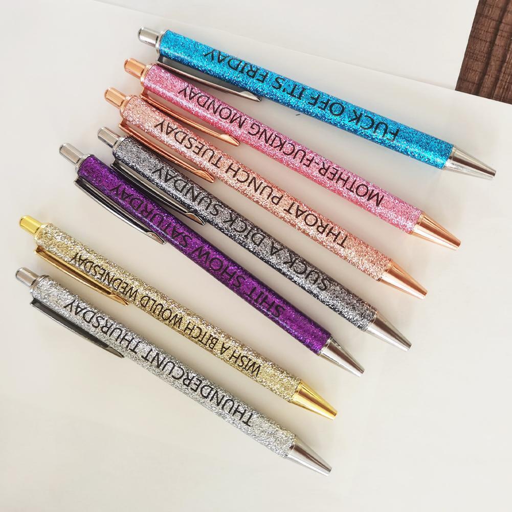 Avtoit | Swear Word Daily Pen Set (7cs* Funny Pens)