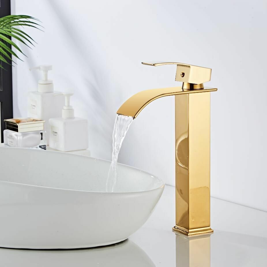 Avtoit | Vanity faucet waterfall faucet brass vanity faucet mixer tap