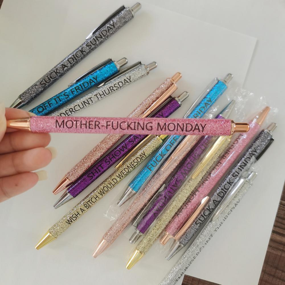 Avtoit | Swear Word Daily Pen Set (7cs* Funny Pens)