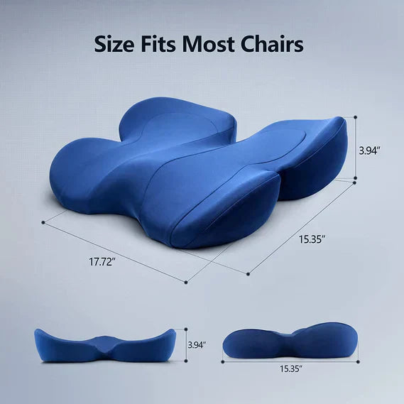 Avtoit | OrthoSeat Memory Foam Seat Cushion – Coccyx, Sciatica & Lower Back Pain Relief Pillow