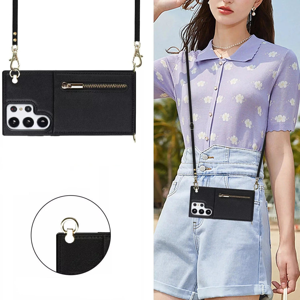 Avtoit | 3in1 Phone Case with Card and Coin Pocket Crossbody Bag