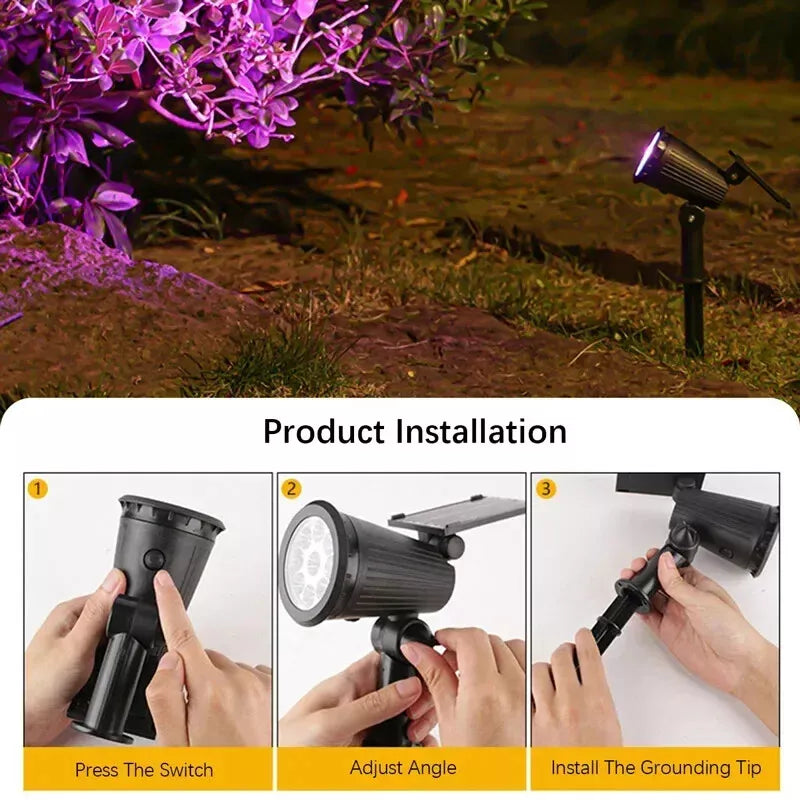 Avtoit | LED Solar Spotlight Lights for the Garden