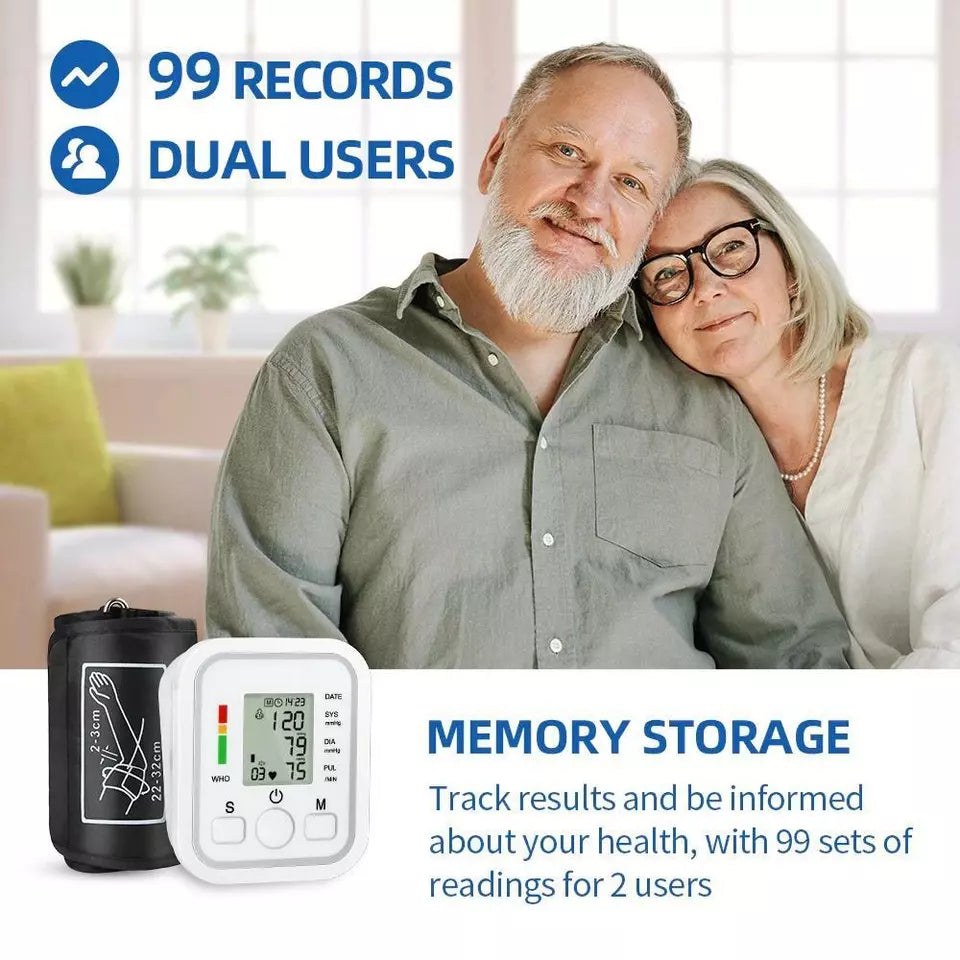 Avtoit | Digital Blood Pressure Monitor | Fully Automatic, Intellisense Technology & Memory Function for Home and Travel Use